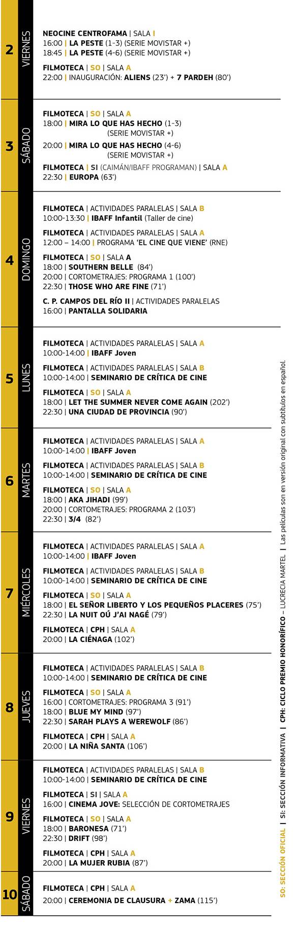 Programacin-Festival Internacional de Cine de Murcia IBAFF-2018.jpg